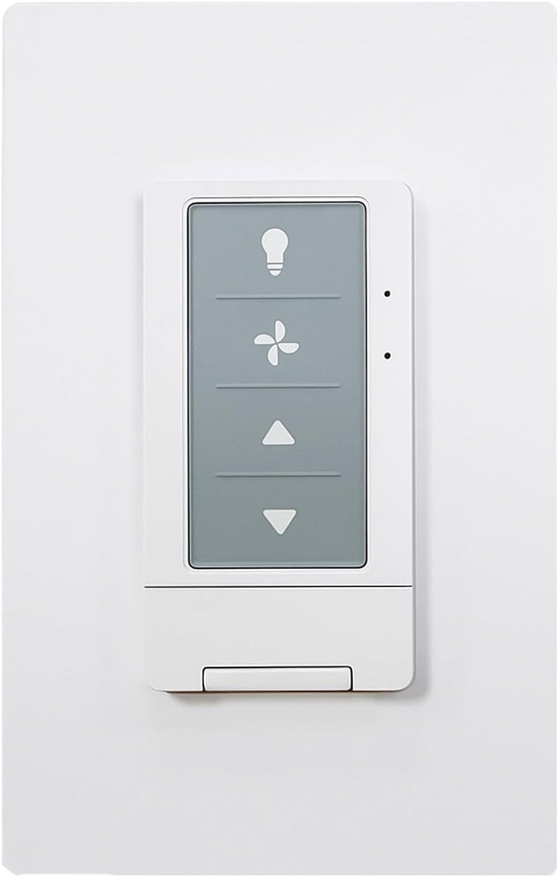 COREBAY Universal Ceiling Fan Remote Control with Light Dimmer, 3 Speed Wall Switch, Compatible with Hunter 434MHz Receiver/Remote Only, Single Pole, Neutral Wire Needed (no Included Receiver) - Image 1